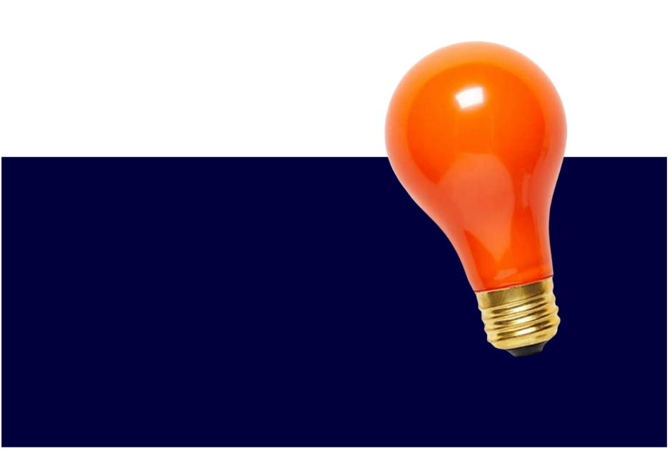 Website homepage for ErgoNext product development featuring navigation links, blurred abstract background, project overview, and objectives text.